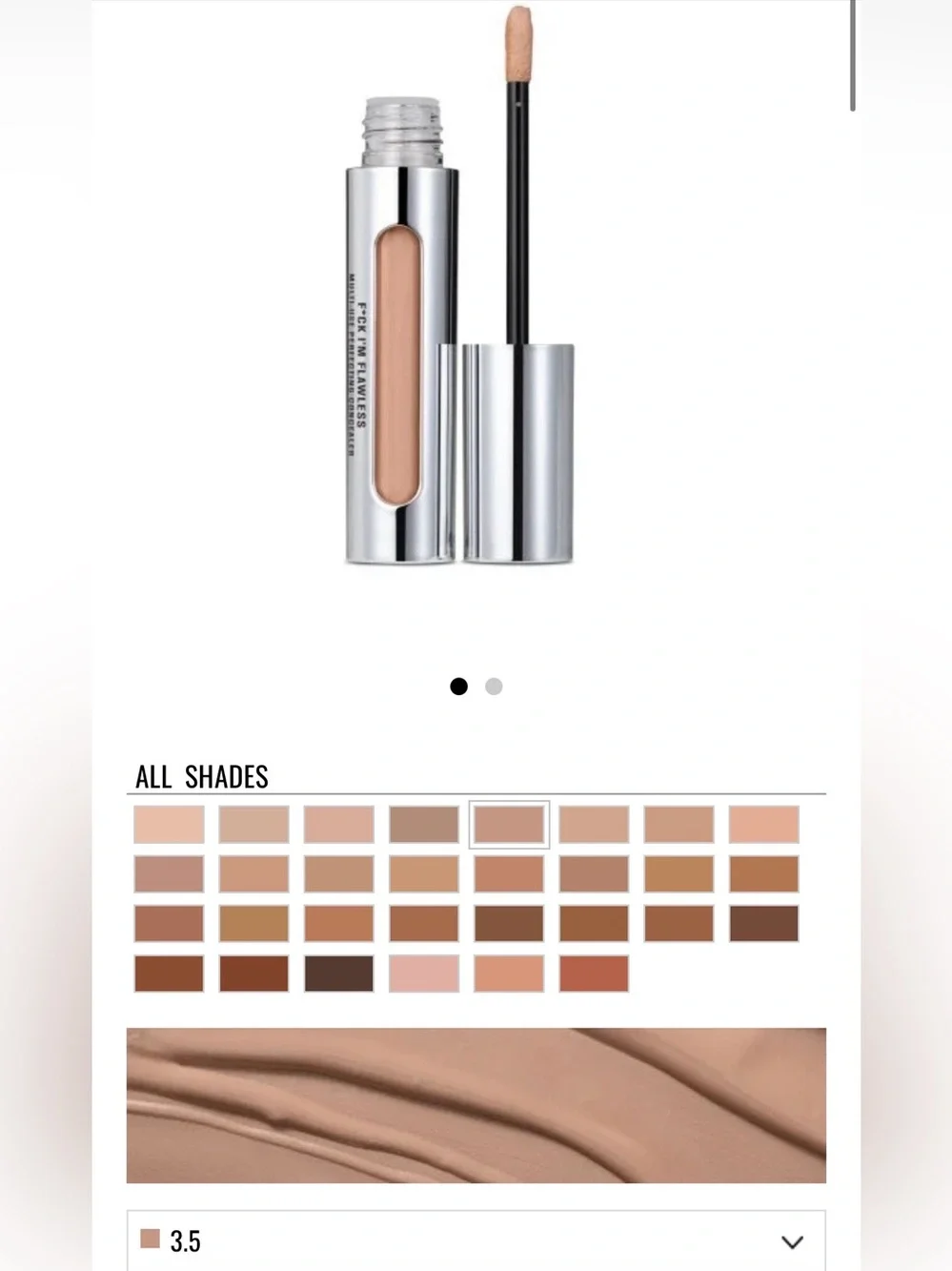 NEW F*ck I'm Flawless Multi-Use Perfecting Concealer by IL MAKIAGE - Shade 3.5
